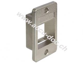 Keystone Halterung zum Geräte- und Gehäuseeinbau - geeignet für Keystone-Port mit 19,2 x 14,9 mm 