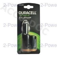 Duracell 12V In-Car Multiplier + 1A USB 