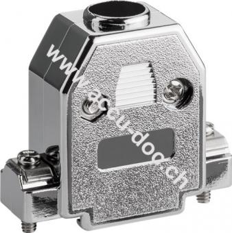 SUB-D Haube, metallisierter Kunststoff - 15-polig 