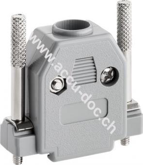 SUB-D Haube, Kunststoff - 15-polig 