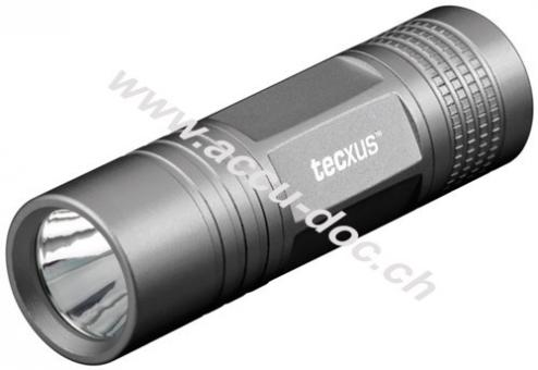 easylight S80, Anthrazit - handliche Mini LED-Taschenlampe mit hoher Leuchtweite 
