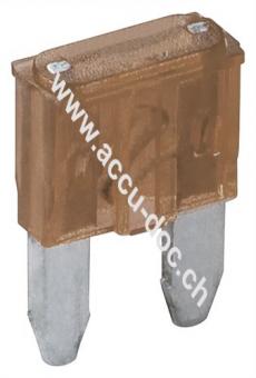 Kfz-Sicherungssortiment mini, 6 tlg., 7.5 A, Braun - 7,5 A, 16,7 x 11,2 x 3,81 mm 