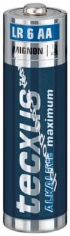 Alkaline maximum LR6/AA (Mignon) Batterie, 10 Stk. Blister, blau-Silber - Alkali-Mangan Batterie (Alkaline), 1,5 V 