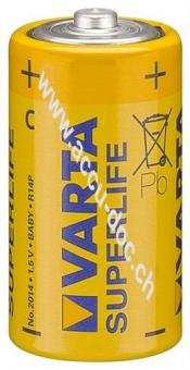 Super Heavy Duty R14/C (Baby) (2014) Batterie, 2 Stk. Blister - Zink-Kohle Batterie, 1,5 V 