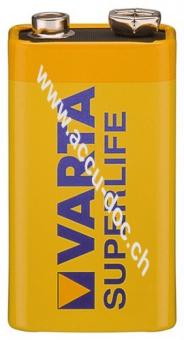 Super Heavy Duty 6F22/9 V Block (2022) Batterie, 1 Stk. Blister - Zink-Kohle Batterie, 9 V 