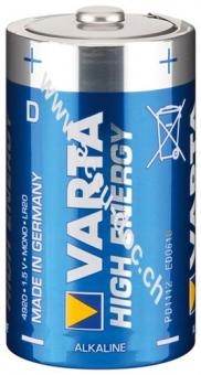 Longlife Power LR20/D (Mono) (4920) Batterie, 2 Stk. Blister - Alkali-Mangan Batterie (Alkaline), 1,5 V 