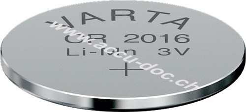Professional Electronics CR2016 (6016) Batterie, 1 Stk. Blister - Lithium-Knopfzelle, 3 V 