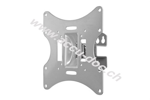 TV EasyFlex M, Silber - neigbarer Wandhalter für TVs bis 107 cm (42'') 
