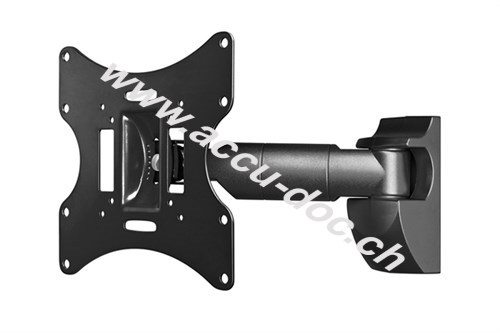 TV EasyScope M, Schwarz - Teleskopwandhalter für TVs bis 107 cm (42'') 