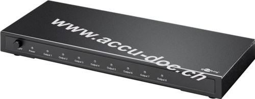 Series 1.4 HDMI™ Splitter, 1 Eingang / 8 Ausgänge (Full HD) - verteilt ein HDMI™ Signal auf bis zu 8 Bildschirme 