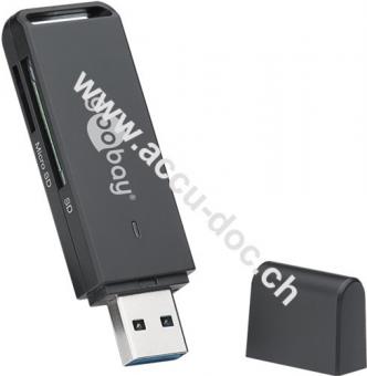 Kartenlesegerät USB 3.0 - zum Lesen von Micro SD und SD Speicherkartenformaten 