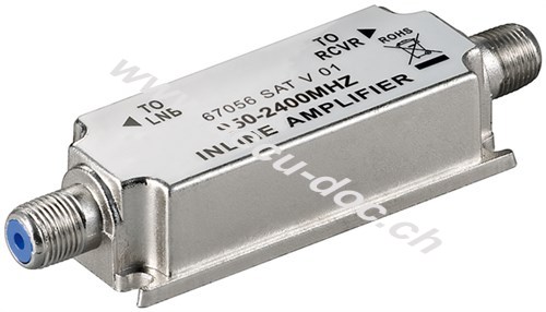 SAT-Antennenverstärker 950 MHz - 2400 MHz - Strecken-Nahverstärker zur Anhebung von Signalen 