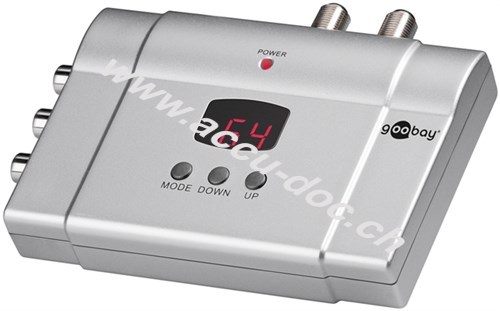 Stereo Audio-/Video-Modulator - wandelt Audio-/Videosignale in HF-Antennensignale um 