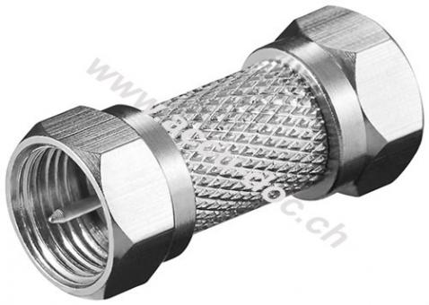 F-Verbinder: F-Stecker > F-Stecker - Kupfer 