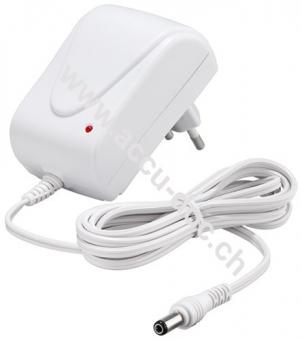 12-V-Netzteil (18 W / 1,5 A), Weiß, 1.8 m - 5,5 mm x 2,1 mm Stecker 