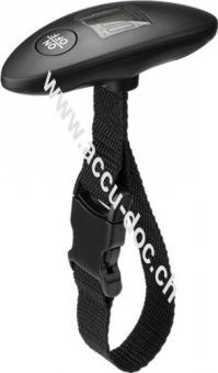 Digitale Kofferwaage, Schwarz - für ein Gewicht bis 40 kg 