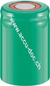 4/5 Sub-C, 2000 mAh, Flat-Top, Flat-Top PVC - Nickel-Metallhydrid Akku (NiMH), 1,2 V, PVC, Flat-Top 