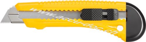 Mehrzweckmesser, Gelb - geeignet für 18 mm lange Abbrechklingen 