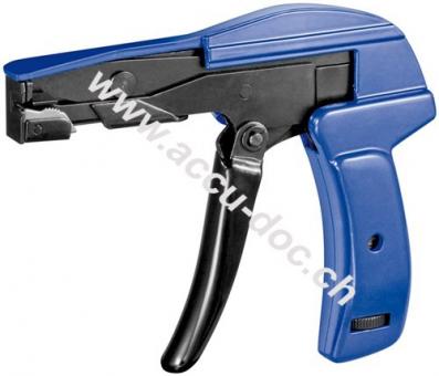 Spannwerkzeug für Kabelbinder, Blau - geeignet für Kabelbinder mit einer Breite von 2,2 mm bis 4,8 mm 