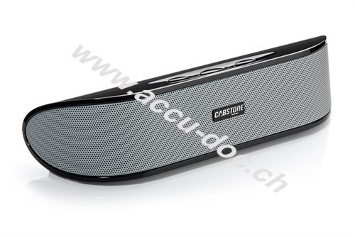 SoundBar, Schwarz - Stereo-Lautsprecher mit Plug & Play und AUX-Eingang 