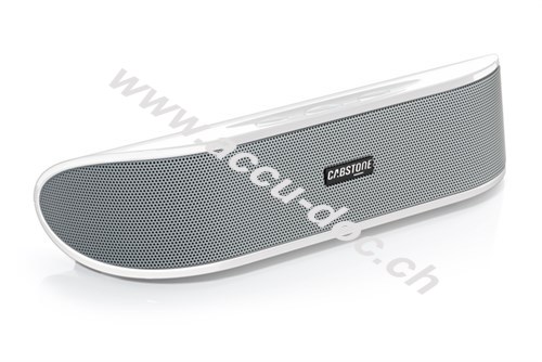 SoundBar, Weiß - Stereo-Lautsprecher mit Plug & Play und AUX-Eingang 