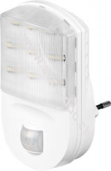 LED-Nachtlicht mit Bewegungsmelder, Weiß - kaltweiß, 120°-Erfassung, 5 m Reichweite, für innen (IP20) 