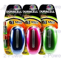 Duracell Mini Charger Colour (Box of 6) 