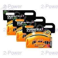 Duracell AAA - 3 Packs of MN2400-X8+4 