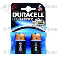 Duracell Ultra Power C Size 2 Pack 