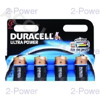 Duracell Ultra Power C Size 4 Pack 