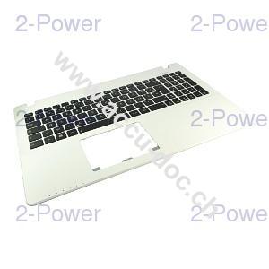 White Keyboard w/Palmrest (French) 