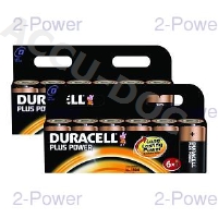 Duracell Plus Power D Size 2 Packs of 6 