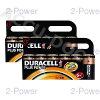 Duracell Plus Power C Size 2 Packs of 6 