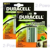 Duracell DRC511 Twin Pack 7.4v 1400mAh 