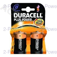 Duracell Plus Power D Size 2 Pack 