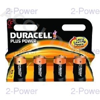 Duracell Plus Power C Size 4 Pack 