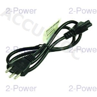 Swiss 3 Pin C5 (Cloverleaf) Power Cord 