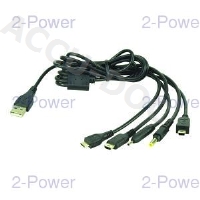 5 in 1 USB Charging Cable for Audio/Game 