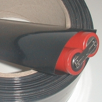 Schrumpfschlauch PVC 30mm Flachmass 