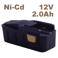 APAC-12 V, 2,0Ah Ni-Cd 