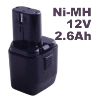 APHT-12V, 2,6Ah Ni-MH 