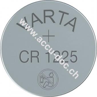 Professional Electronics CR1225 (6225) Batterie, 1 Stk. Blister - Lithium-Knopfzelle, 3 V 