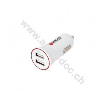 Dual USB Car Charger 3.4 A - zum einfachen Laden von bis zu 2 USB-Geräten am Zigarettenanzünder (12 V) 