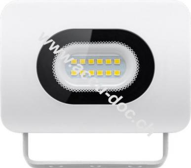 LED-Außenstrahler, 10 W, Slim Design, Weiß, 0.3 m - moderne Lichtlösung für Hauseingänge, Garagen, Carports & Zugangswege 