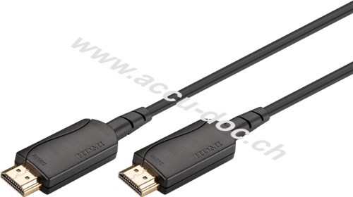Series 2.0 Optisches Hybrid High-Speed-HDMI™-Kabel mit Ethernet (AOC), 10 m, Schwarz - Hochgeschwindigkeitskabel, 4K @ 60 Hz, für lange Übertragungswege 
