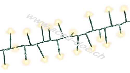 400er LED-Cluster-Lichterkette, inkl. 8 Funktionen, Grün - Stimmungsvolle Leuchtdekoration für den Innen- und Außenbereich 