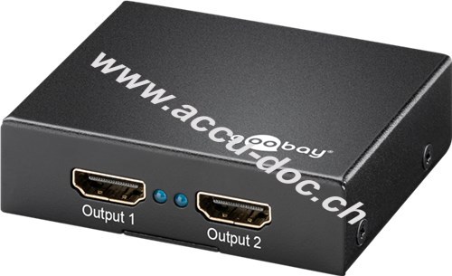 UK - HDMI™ Splitter Ultra HD 4K/2K, 1 Eingang / 8 Ausgänge, 8 x out, Schwarz - verteilt ein HDMI™ Signal auf bis zu 8 Bildschirme 