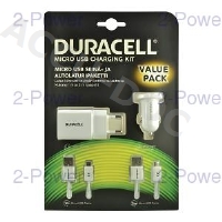 Duracell AC/DC Charging Bundle + Cables 