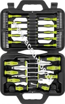 58-teiliger Schraubendreher-Koffer - Werkzeug-Set für alle Schraub-, Montage- und Heimwerkerarbeiten 