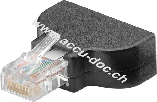 Terminal Block 8-pin  > RJ45-Stecker (8P8C) - Schraubbefestigung 